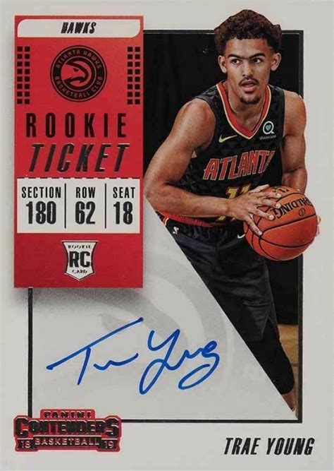 trae young panini contenders 3
